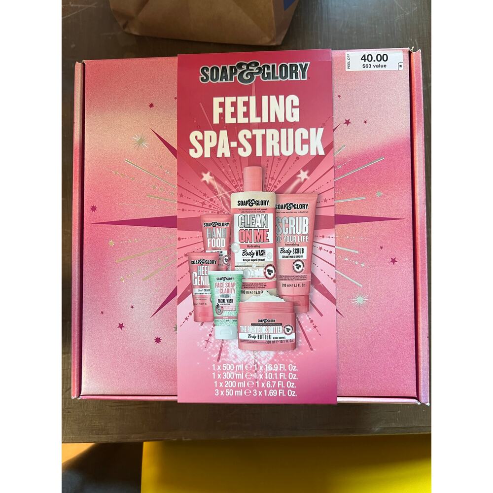 Soap & Glory gift set 6 pc Feeling Spa-Struck Gift Set - New In Box